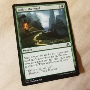 Fork in the road magic card